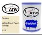 Preview: Subaru, White Frost Pearl Tricoat, 01X: 500ml Lackdose, von ATW Autoteile West.